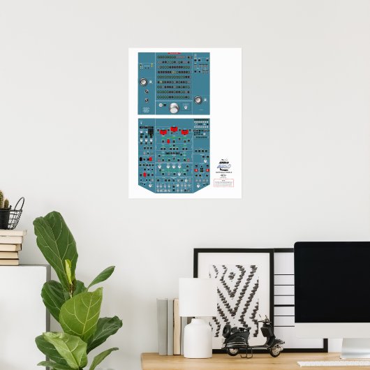 Poster du panneau A320 (Bureau à domicile)