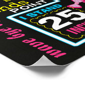 Poster du panneau d'affichage de la fête d'anniver (Coin)