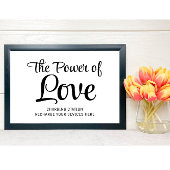 Poster du panneau Mariage de la station de chargem