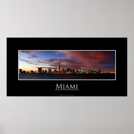 Poster du Panorama de Miami (Devant)