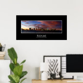 Poster du Panorama de Miami (Bureau à domicile)