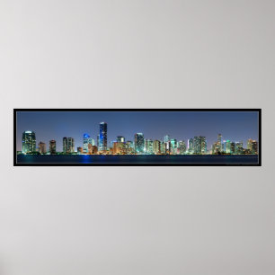 Poster du Panorama de Miami Skyline