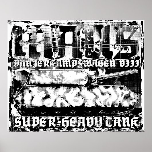 Poster du Panzer VIII Maus (Devant)