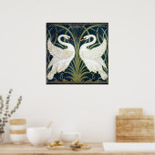 Poster du papier peint Swan and Rush and Iris (Cuisine)