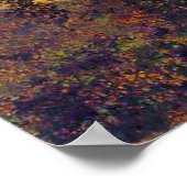 Poster du papillon bleu Morpho (Coin)