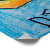 Poster du papillon de Dina (Coin)