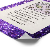 Poster du papillon de la liberté (Coin)