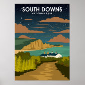 Poster du parc national de South Downs (Devant)