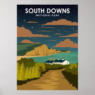 Poster du parc national de South Downs