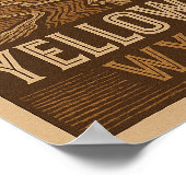 Poster du parc national de Yellowstone - Pittoresq (Coin)