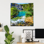 Poster du parc national des Lacs-Plitvice (Bureau à domicile)