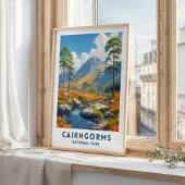 Poster du Parc national du Caire Scotland Wall Art