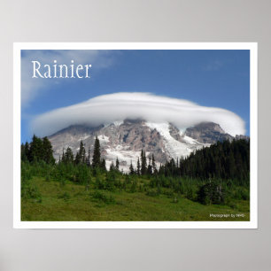 Poster du parc national du Mont-Rainier