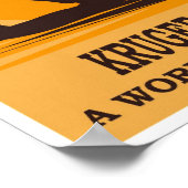 Poster du parc national Kruger (Coin)