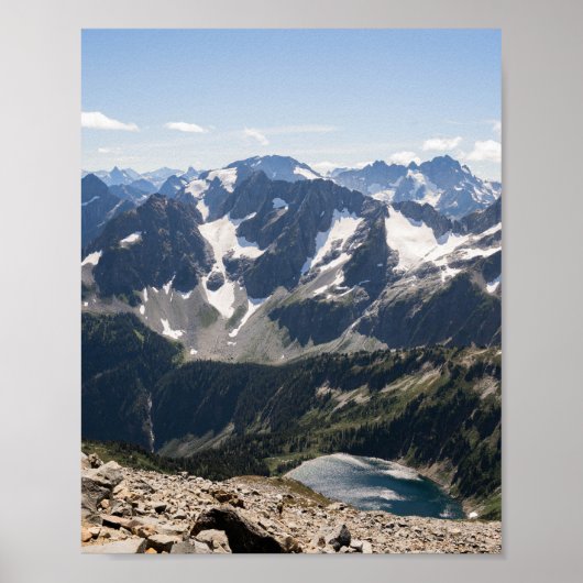 Poster du parc national North Cascades Imprimer (Devant)