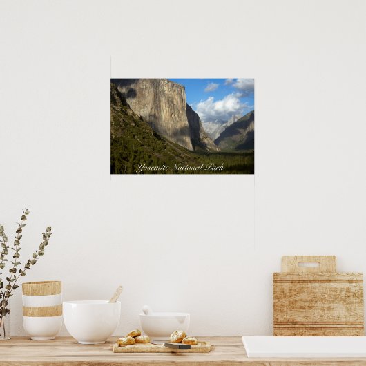 Poster du parc national Yosemite (Cuisine)