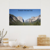 Poster du parc national Yosemite (Cuisine)
