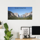 Poster du parc national Yosemite (Bureau à domicile)