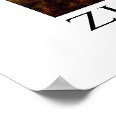 Poster du parc national Zion (Coin)