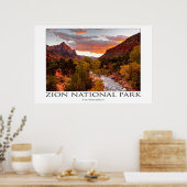 Poster du parc national Zion (Cuisine)