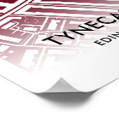 Poster du parc Tynecastle - Accueil du FC Midlothi (Coin)