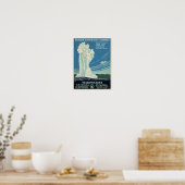 Poster du parc vintage Yellowstone (Cuisine)