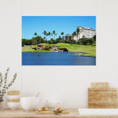 Poster du parcours de golf pittoresque (Cuisine)