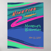 Poster du parti Bold Nineties (Devant)