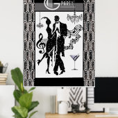 Poster du parti Gatsby (Bureau à domicile)