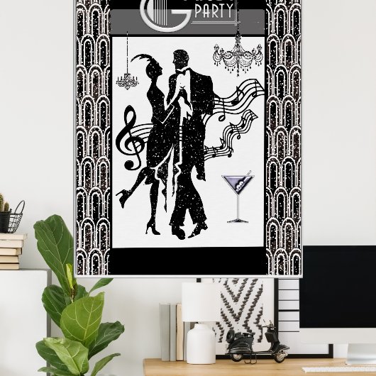Poster du parti Gatsby (Bureau à domicile)