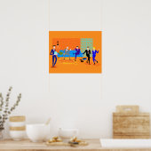 Poster du parti gay rétro (Cuisine)