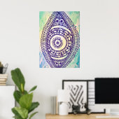 Poster Du Pastel Third Eye Par Megaflora (Bureau à domicile)
