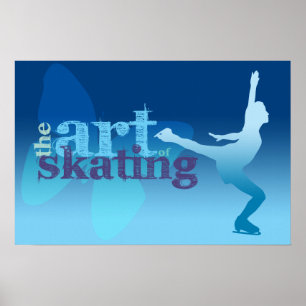 Poster du patinage sur glace