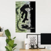 Poster du patineur (Bureau à domicile)