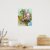 Poster du pays de Texas Hill (Cuisine)