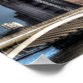 Poster du paysage de Battersea London (Coin)