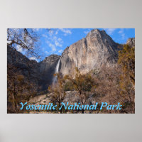 Poster du paysage du parc national Yosemite