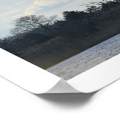 Poster du paysage nuageux (Coin)