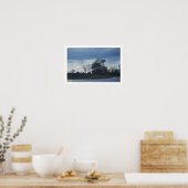 Poster du paysage nuageux (Cuisine)