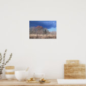 Poster du paysage nuageux (Cuisine)