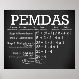 Poster du PEMDAS *Mis à jour*