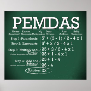 Poster du PEMDAS *Mis à jour*