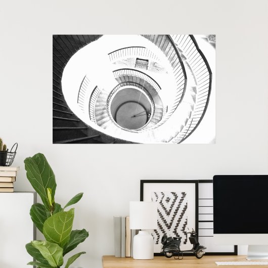 Poster du pendule de Foucault (Bureau à domicile)