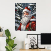 Poster du Père Noël (Bureau à domicile)