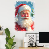 Poster du Père Noël (Bureau à domicile)