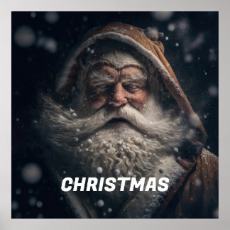 Poster du Père Noël : Décorations de Noël