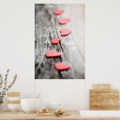 Poster du petit coeur/dessin de toile (Cuisine)