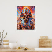 Poster du pharaon crâne (Cuisine)
