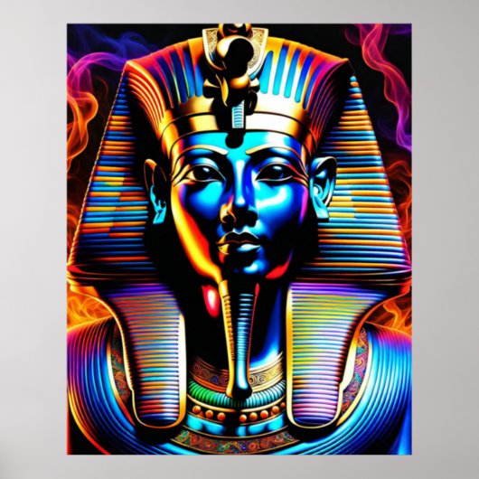 Poster du pharaon égyptien (Devant)