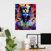 Poster du pharaon égyptien (Bureau à domicile)